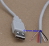 Cablu USB tata A cu capat dezizolat
